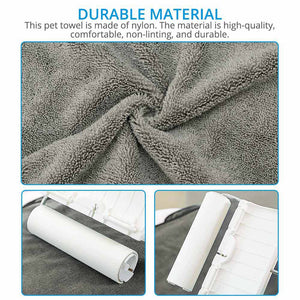 Transform Bath Time with Our Super Absorbent Large Pet Bathrobe Towel