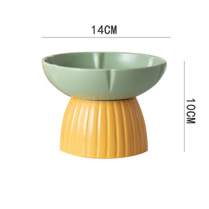 Why Your Cat Deserves the Best: The Pet Macarons Candy Color Feeding Ceramic Bowl