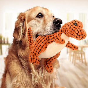 Dinosaur Plush Pet Toy: A Roaring Good Time for Your Pup!