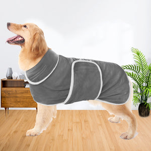 Transform Your Pet's Bath Time with Our Super Absorbent Bathrobe Towel