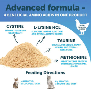 L-Lysine Immune Support Pet Powder With Taurine