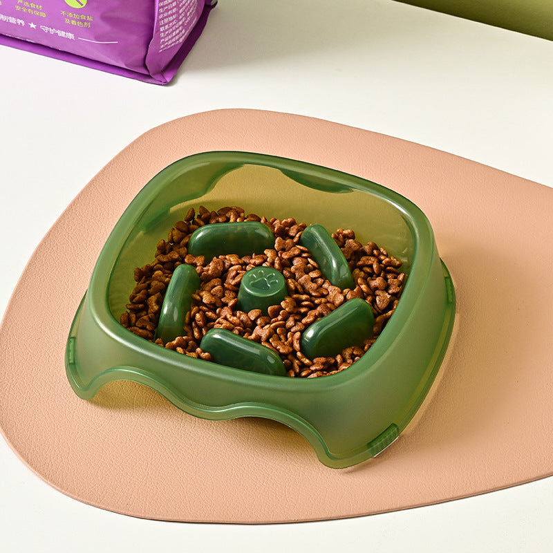 Slow Feed Anti-Choking Pet Water and Food Bowl