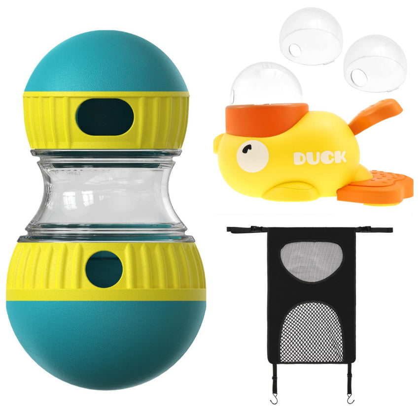 Pet Food Dispensing Tumbler Puzzle Slow Feeder Toy