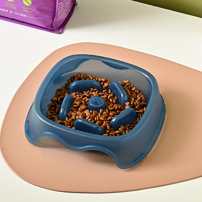 Slow Feed Anti-Choking Pet Water and Food Bowl