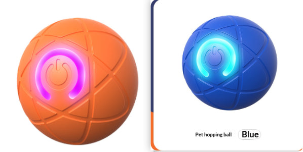 Pet Electric Jumping Luminous Interactive Training Ball Toy