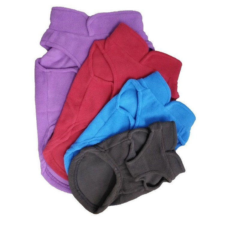 Fleece Pet Coat Jacket For Small Pets