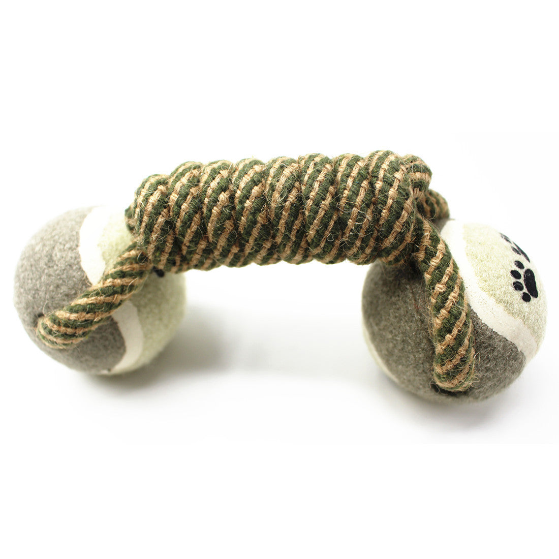 Cotton Rope Tennis Dumbbell Pet Chew Interactive Toy