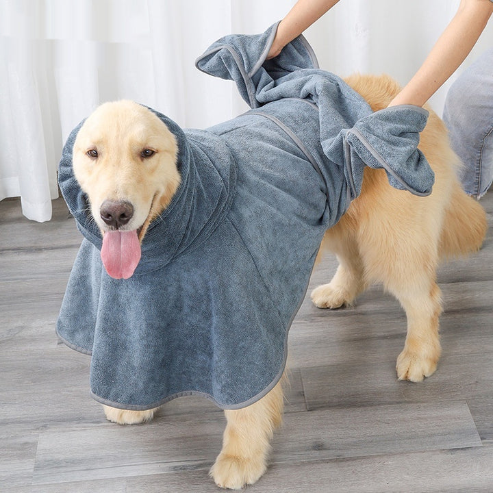 Cotton Absorbent Pet Bath Towel Quick Dry