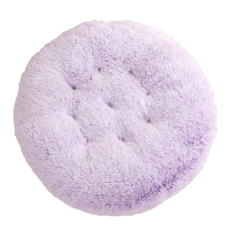 Round Plush Pet Mat Bed