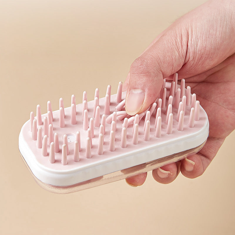 Silicone Pet Bath Brush Massage Foam Cleaning Tool