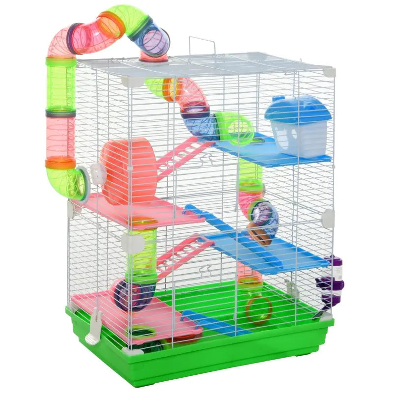 Pet Five Tier Hamster Cage Portable Travel Carrier