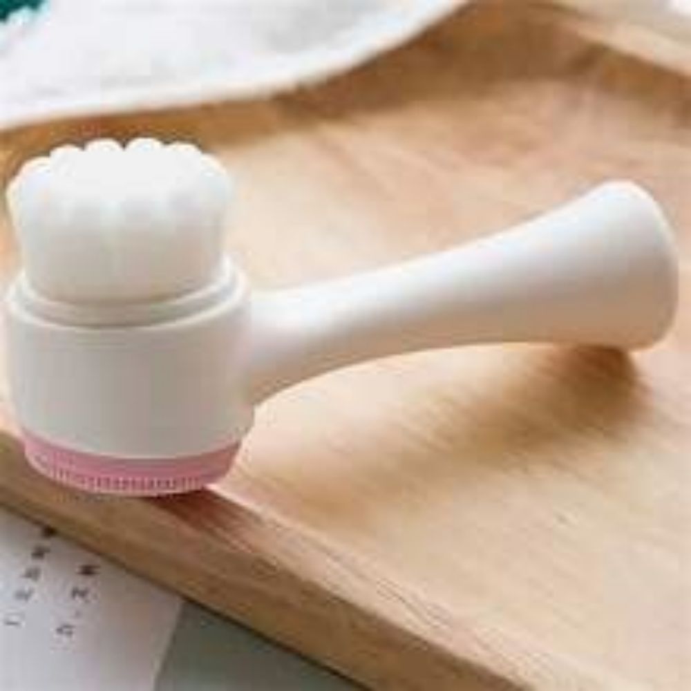 Easy-Clean Nylon Pet Paw Grooming and Massage Brush