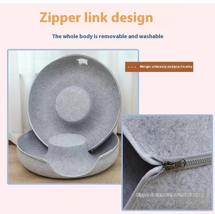 Comfortable Round Pet Tunnel Bed