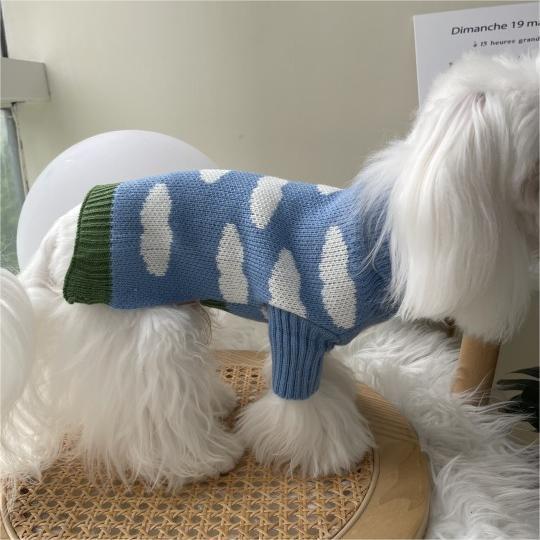 Jacquard Pet Sweater Clothing