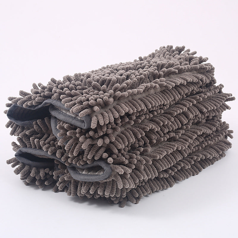 Chenille Absorbent Pet Bath Towel