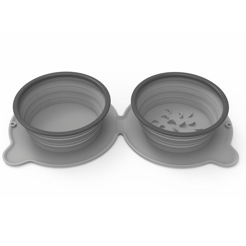 Portable Foldable Silicone Pet Travel Food Bowl