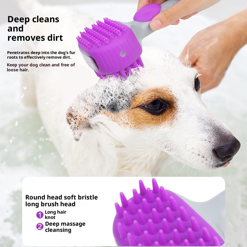 Pet Shower Brush Hair Cleaning Bath Tool