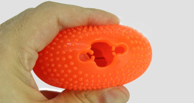 Pet Satsuma Puzzle Bite-Resistant Treat Dispensing Ball Toy