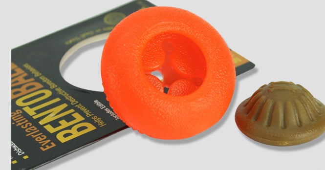 Pet Satsuma Puzzle Bite-Resistant Treat Dispensing Ball Toy