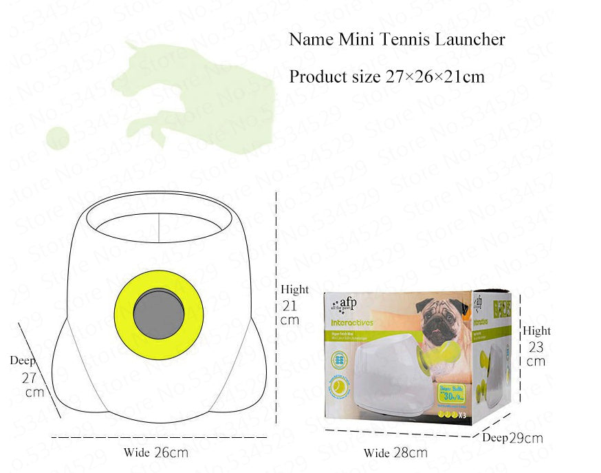 Automatic Interactive Pet Ball Launcher For Fun Exercise