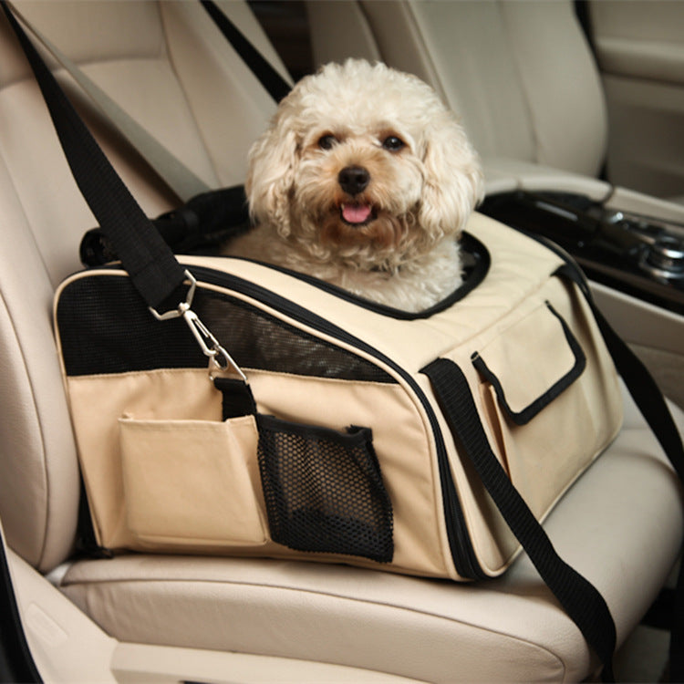 Foldable Pet Car Seat Hammock Carrier Bag