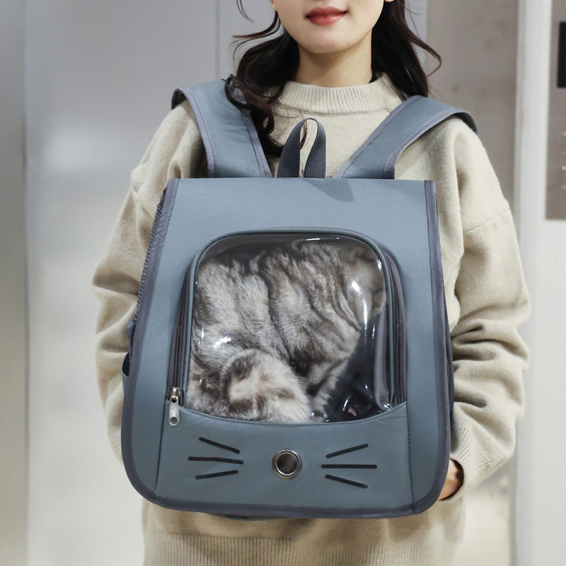 Portable Breathable Pet Carrier Backpack For Small Pets