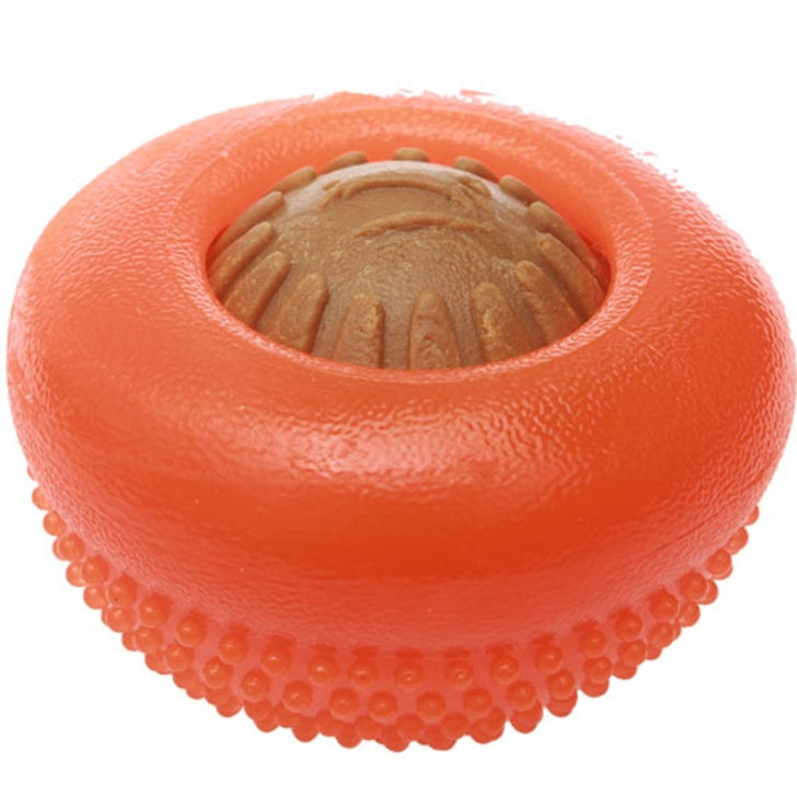 Pet Satsuma Puzzle Bite-Resistant Treat Dispensing Ball Toy