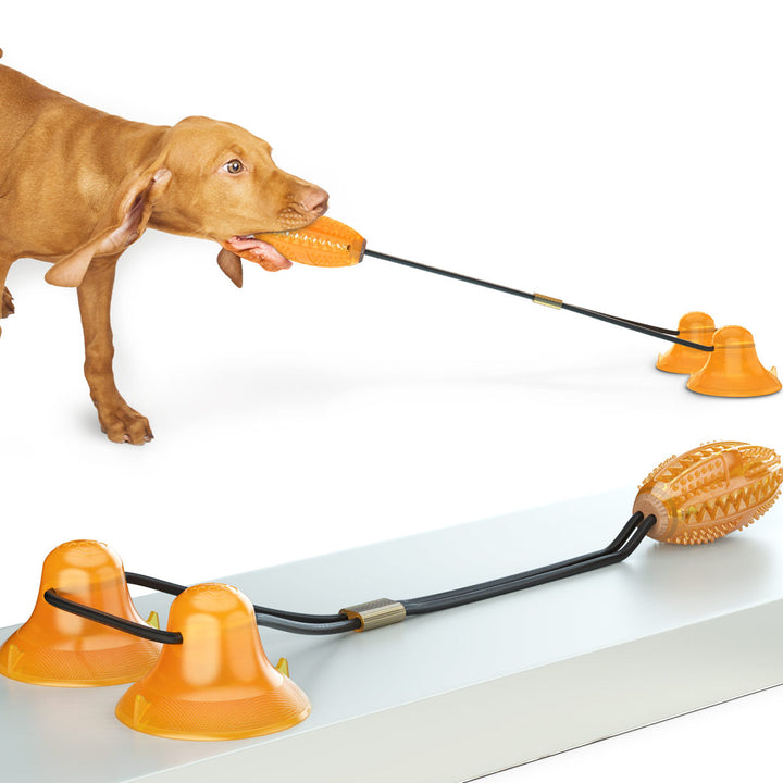 Multifunctional Double Rope Pet Tug And Bite Toy