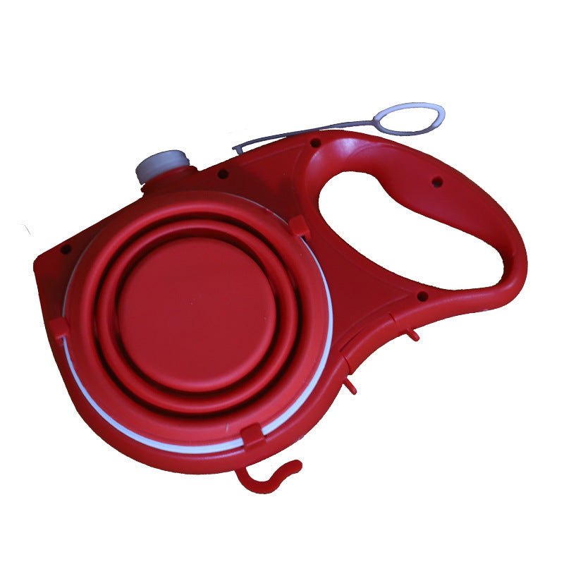 Multifunctional Portable Pet Leash With Water Bottle