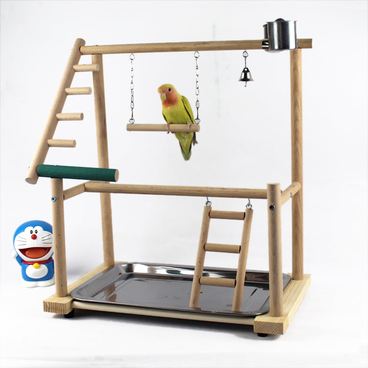 Pet Desktop Bird Stand Playground Swing Climbing Toy
