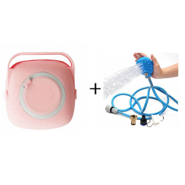 Pet Bath Sprinkler And Grooming Brush
