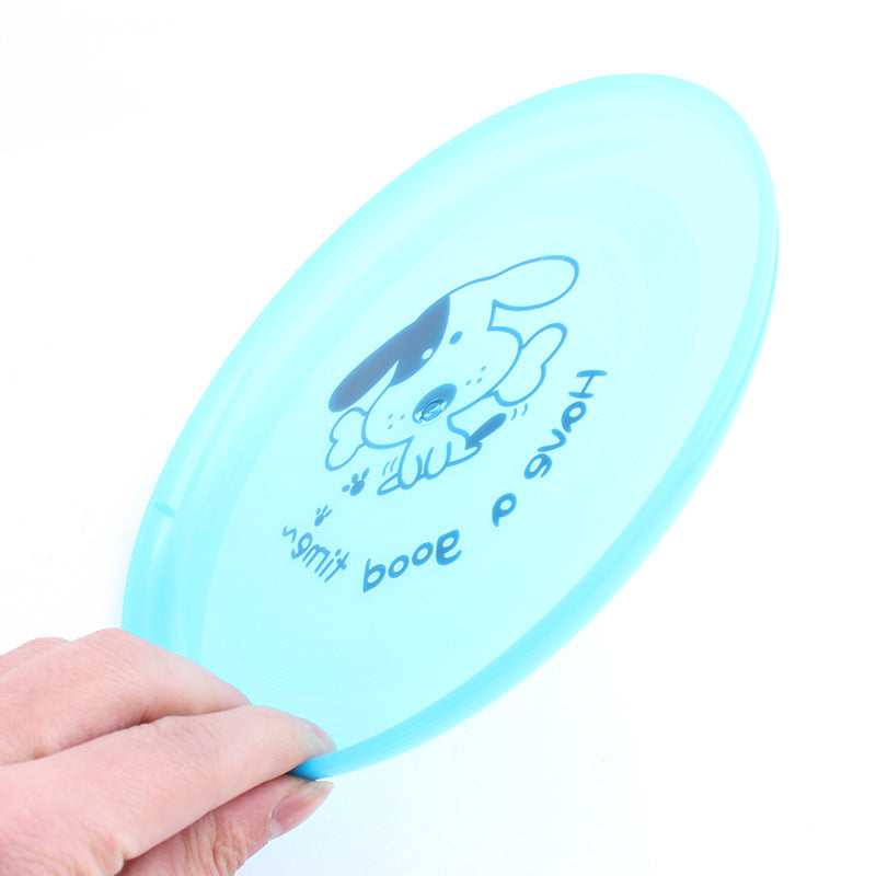 Pet Silicone Flying Disc Chew Interactive Training Toy