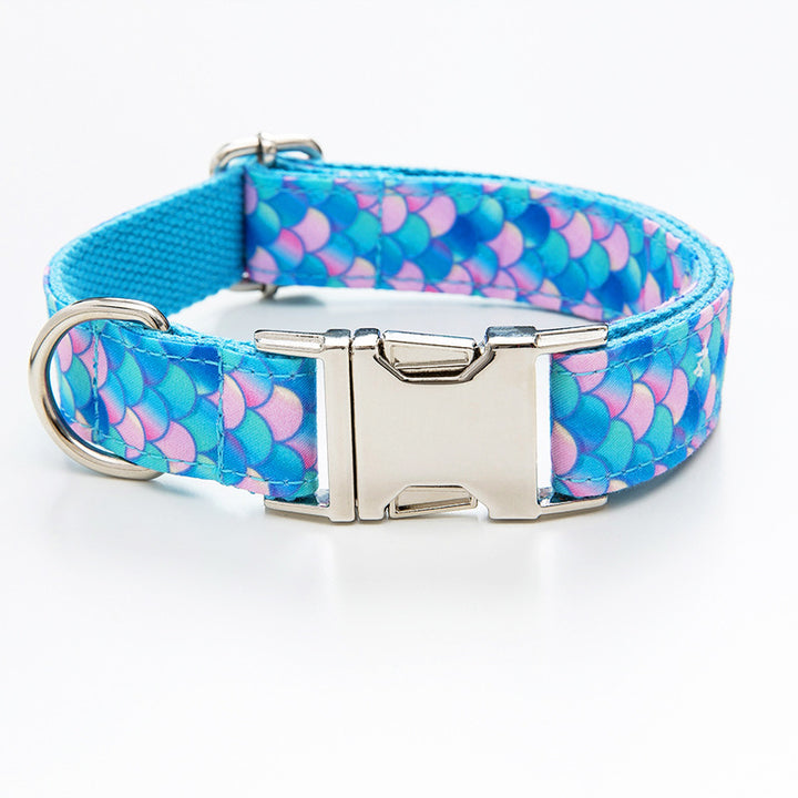 Mermaid Style Pet Collar And Leash