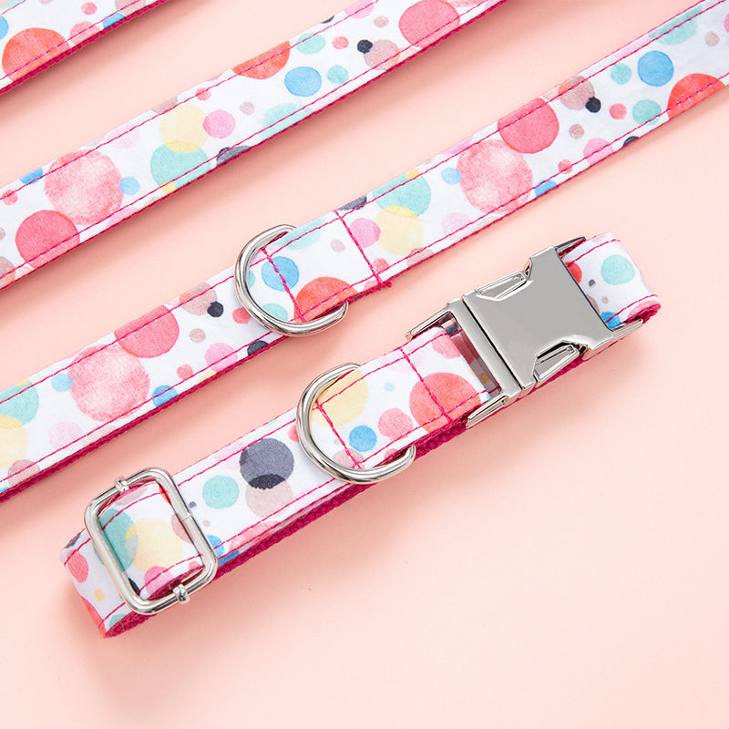 Bubble Style Pet Collar And Leash