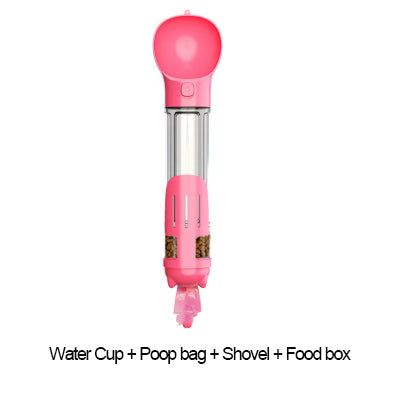 Pet Portable Multifunction Travel Water Feeder Bottle