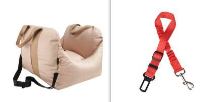Waterproof Portable Pet Car Seat Mesh Carrier