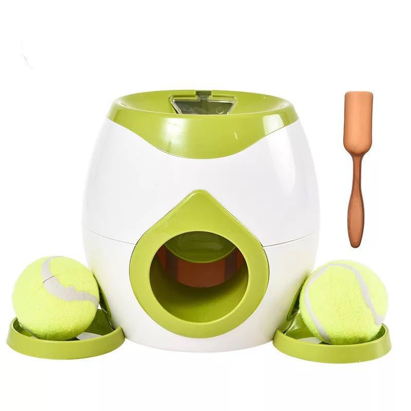 Smart Pet Tennis Ball Throwing Reward Feeder Machine