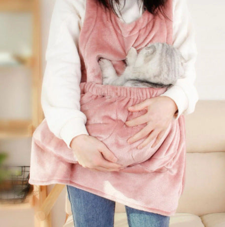 Outdoor Pet Carrier Apron Small Hanging Travel Bag