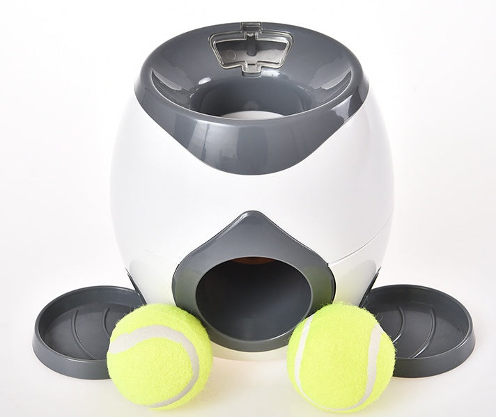 Smart Pet Tennis Ball Throwing Reward Feeder Machine