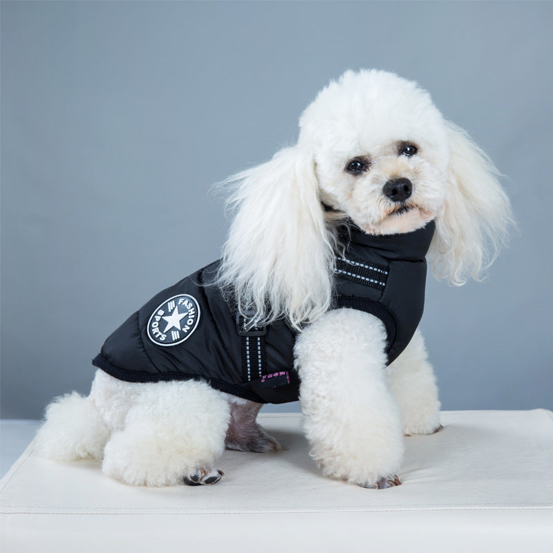 Pet Waterproof Winter Harness Coat Jacket