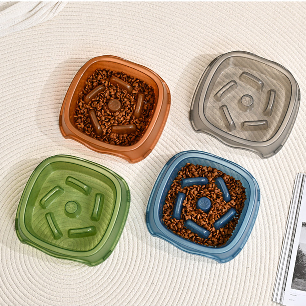 Slow Feed Anti-Choking Pet Water and Food Bowl