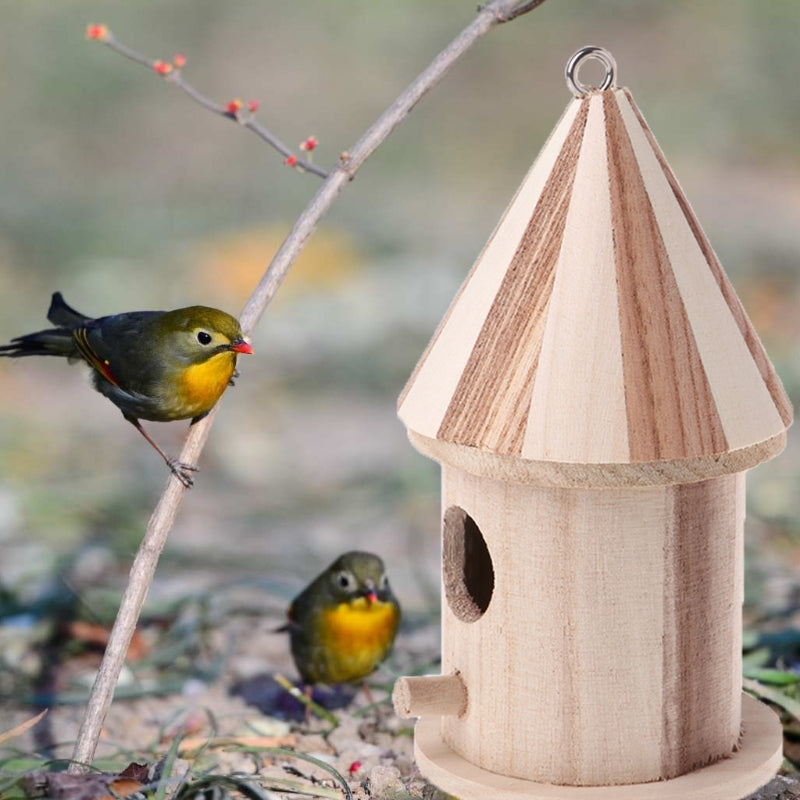 Pet Wooden Outdoor Bird Nest Shelter