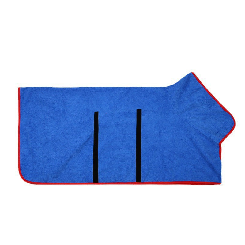 Fast Drying Microfiber Pet Bathrobe Absorbent Grooming Coat
