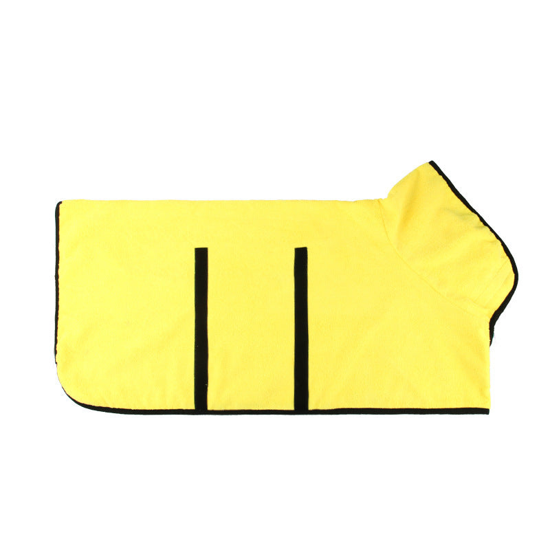 Fast Drying Microfiber Pet Bathrobe Absorbent Grooming Coat