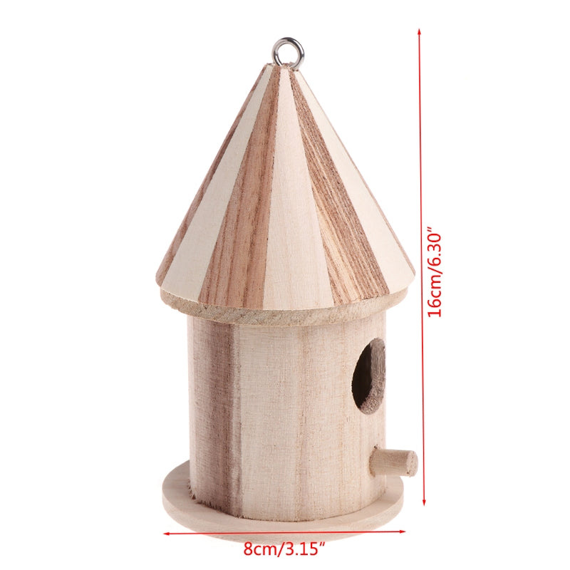 Pet Wooden Outdoor Bird Nest Shelter