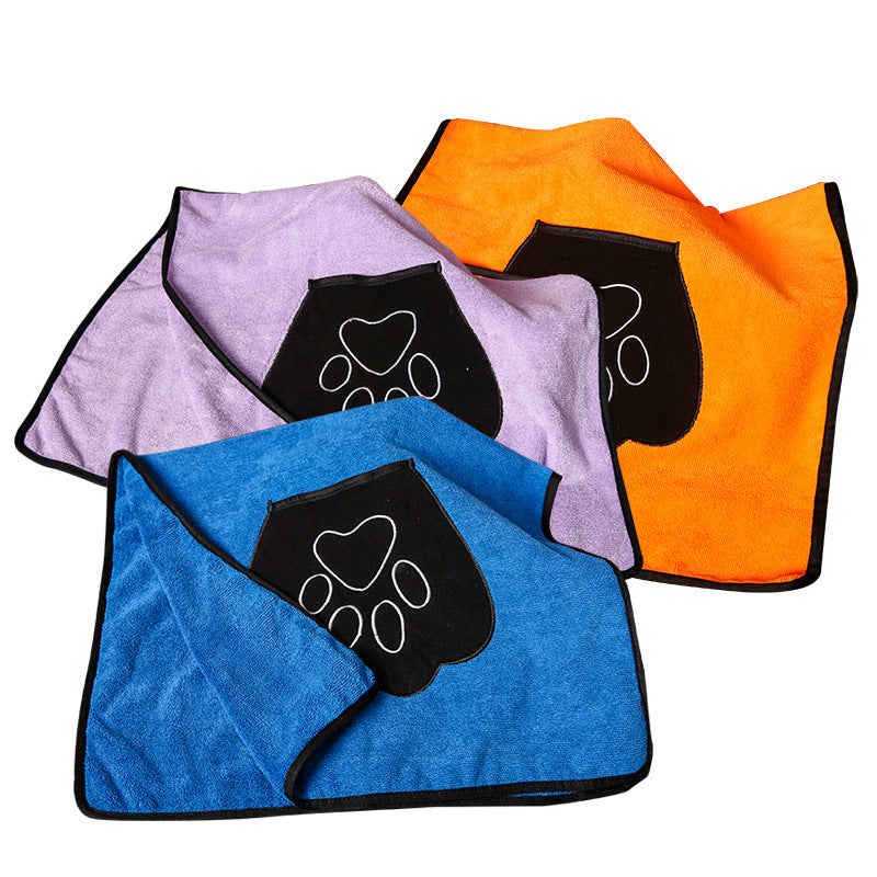 Absorbent Pet Bath Towel Quick Dry