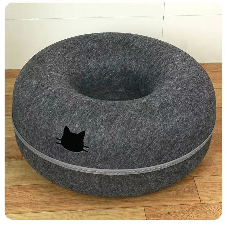 Comfortable Round Pet Tunnel Bed