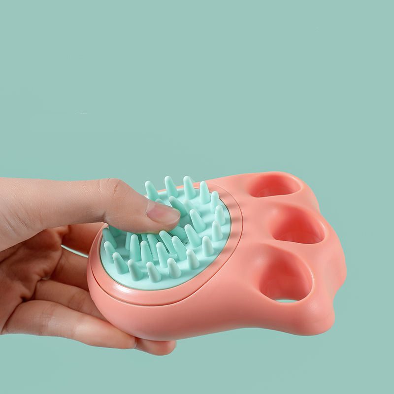 Pet Bath Massage Brush Comb Grooming Tool