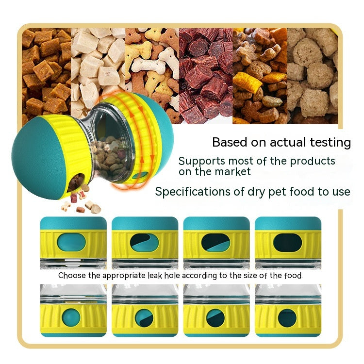 Pet Food Dispensing Tumbler Puzzle Slow Feeder Toy