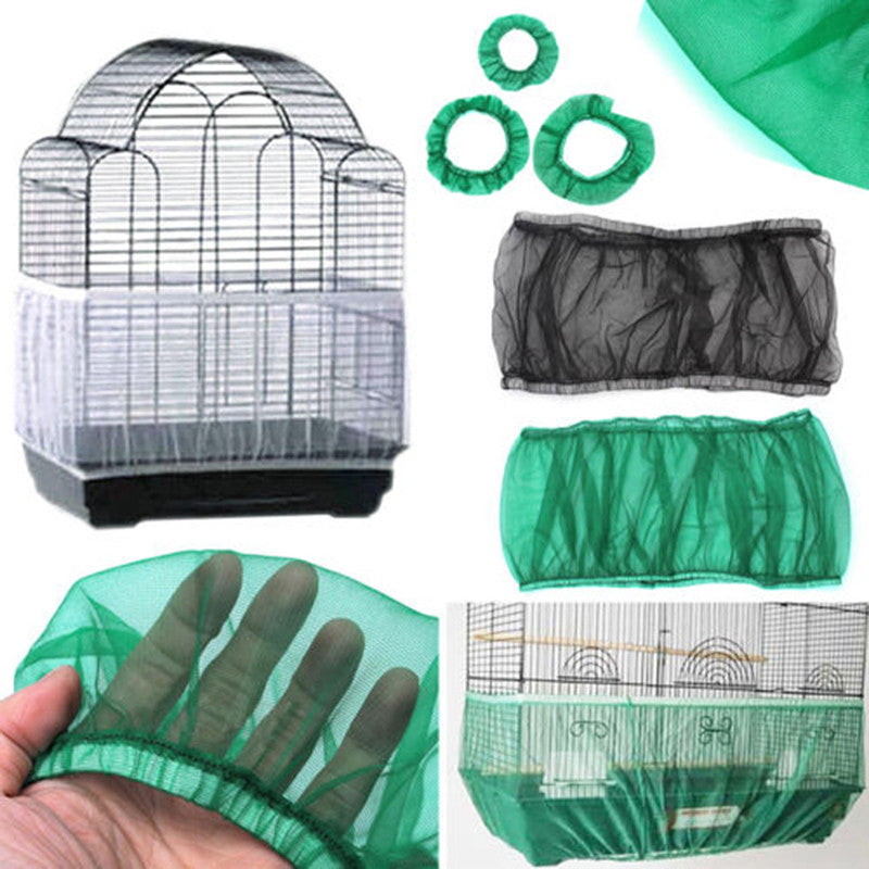 Pet Dust-Proof Mesh Bird Cage Cover Protector